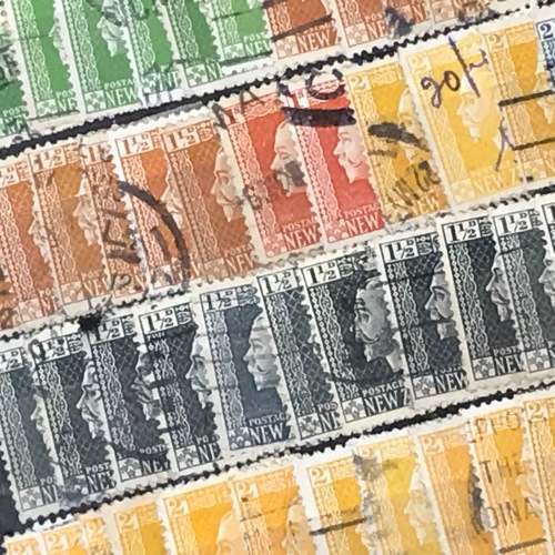 New Zealand collection lot of unresearched stamps