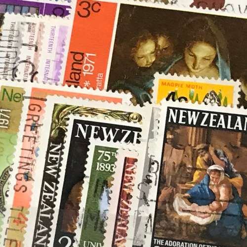 New Zealand collection lot of unresearched stamps