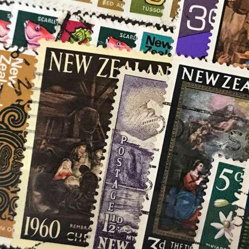 Collection of New Zealand Lot of Unresearched stamps