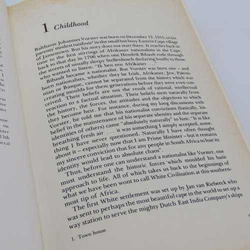 Vorster - The Man by John D`Oliveira - 1978 issue