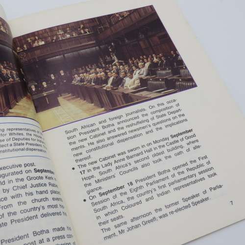 1984 Booklet on the new Parliament of South Africa