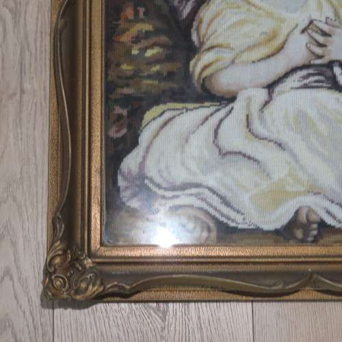Large framed tapestry - Some damage to frame edge - Sizes below