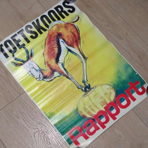 Rapport Springbok Rugby Toetskoors poster - Size 58 x 42 cm