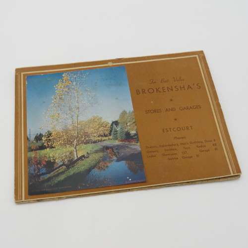 1954 Calendar Brokensha`s stores and garages Estcourt