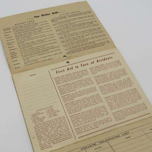 1954 Calendar Brokensha`s stores and garages Estcourt