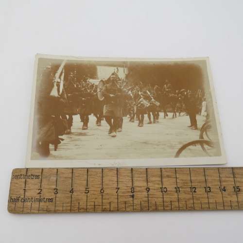 Photo Postcard of Scottish regiment - Early 1900`s