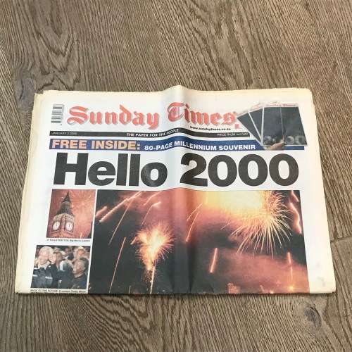 Newspaper year 2000 Millennium Issues