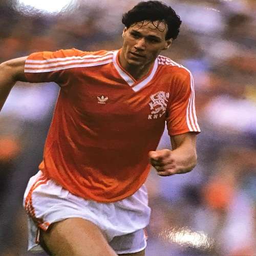 Macco van Basten Dutch football legend signed poster - COA - Big Blue Tube #052 - print #67 of 500