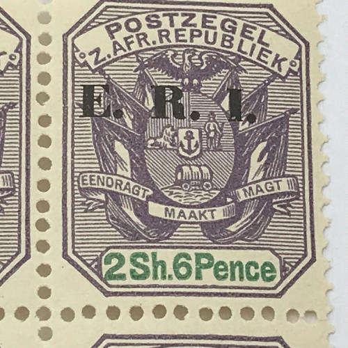 Transvaal SACC 248 block of 4 unmounted mint 2 Shilling 6 Pence stamps