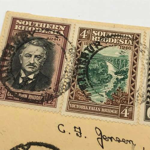 BSA Company Golden Jubilee Southern Rhodesia first day cover with SACC 55-62 stamps