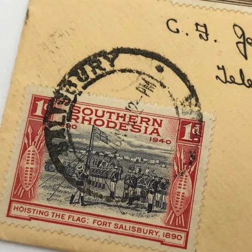 BSA Company Golden Jubilee Southern Rhodesia first day cover with SACC 55-62 stamps