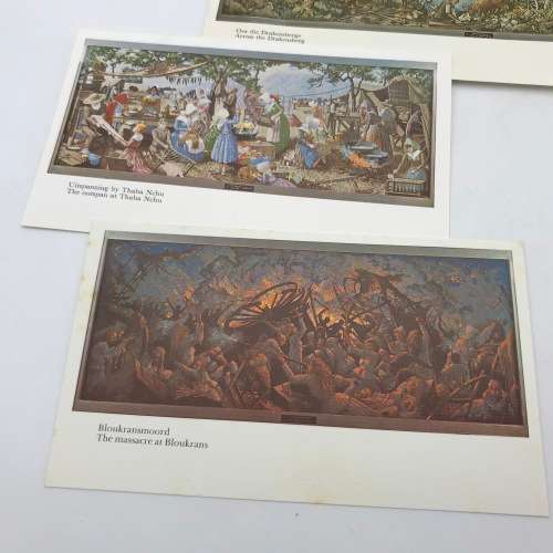 Lot of 15 unused post cards - Voortrekke related plus booklet on Voortrekker Tapestry