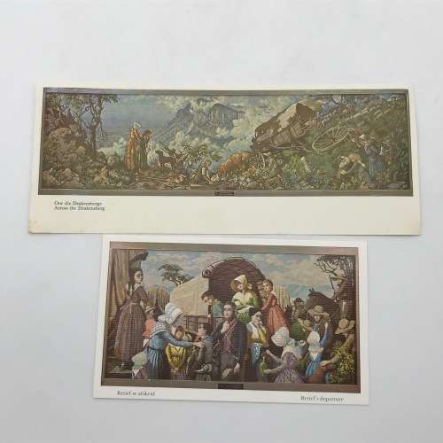 Lot of 15 unused post cards - Voortrekke related plus booklet on Voortrekker Tapestry