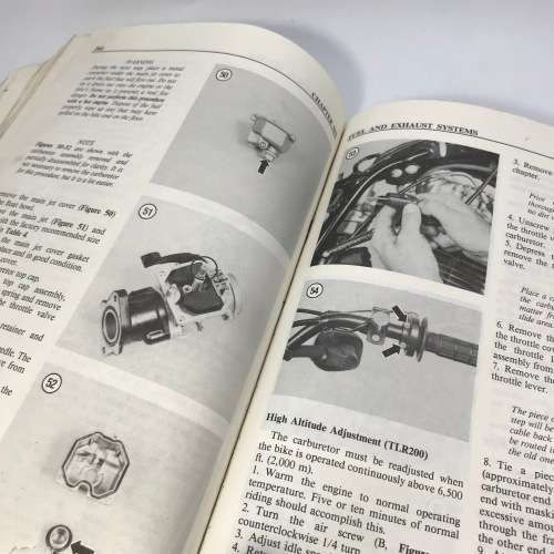 Clymer Honda XL/XR/TLR125-200 - 1979-1987 service manual