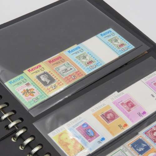 Sir Rowland Hill collection of mint stamps in special album - More than 430 mint stamps