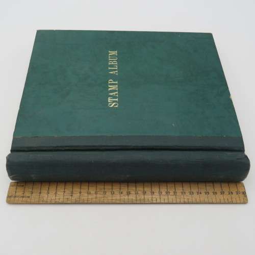 Stamp album with over 1400 stamps including South Africa, China, Switzerland, Britain ect