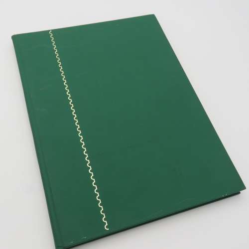 16 Page stamp album with over 700 old stamps - Some better stuff - Have a look at the photos