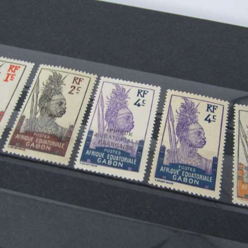 32 Page Stamp album with decent French stamp collection - over 650 French stamps