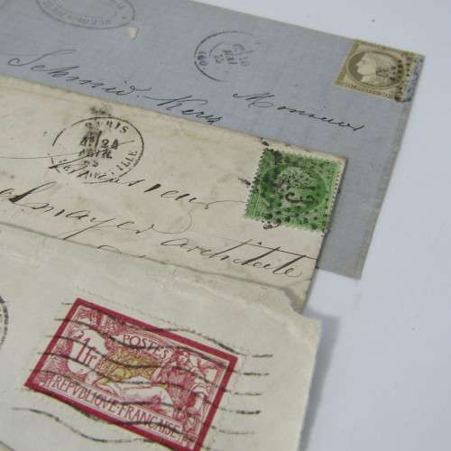 32 Page Stamp album with decent French stamp collection - over 650 French stamps