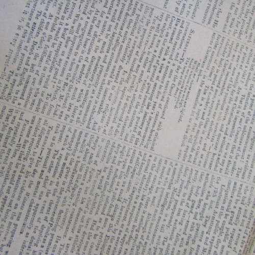 Pair of Natal Witness news papers 1846 and 1992