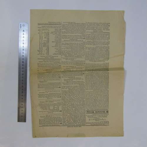Pair of Natal Witness news papers 1846 and 1992