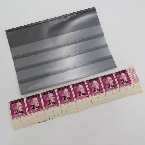 Deutsches Reich Feldpost 2kg package stamps - mint - strip of 8