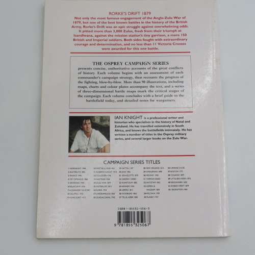 Zulu War book Rorke`s drift 1879 `Pinned like rats in a hole` by Ian Knight 1999 reprint