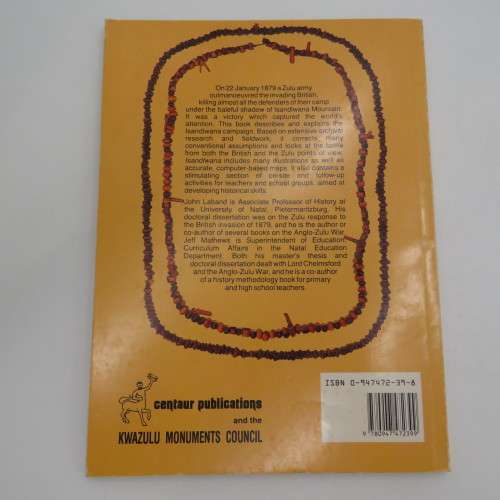 Zulu War book Isandlwana by John Laband and Jeff Mathews - First Edition