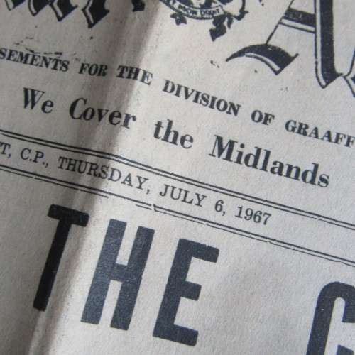 1967 Graaff-Reinet Advertise newspaper