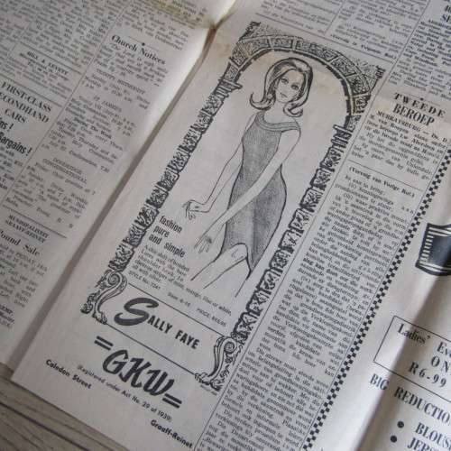 1967 Graaff-Reinet Advertise newspaper