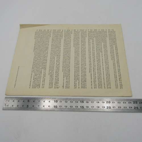 11 Nov 1965 Rhodesias finest hour leaflet with proclamation