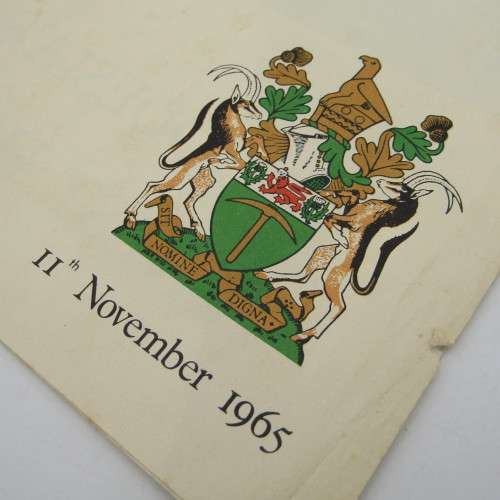 11 Nov 1965 Rhodesias finest hour leaflet with proclamation