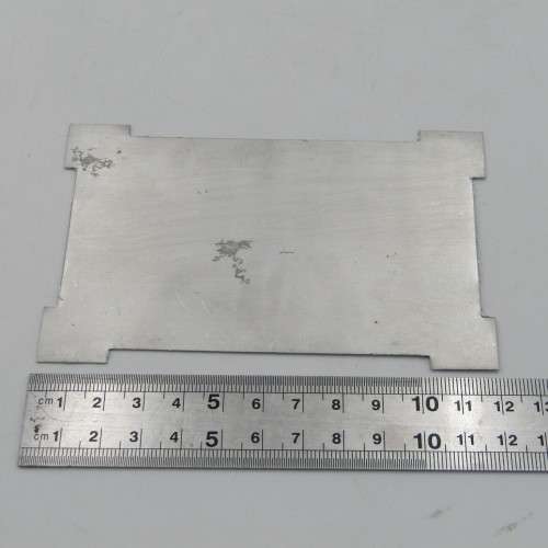 Antique metal Birthday card - rare and almost never seen