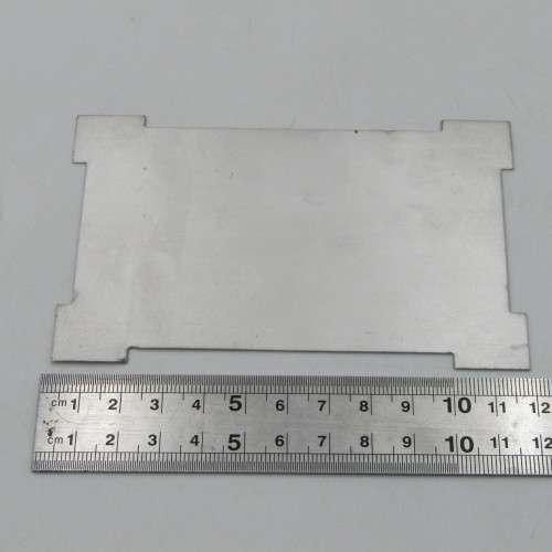 Antique metal Birthday card to a sister - rare and almost never seen