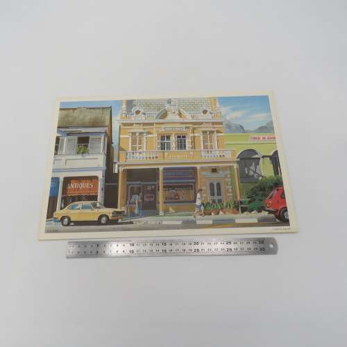 Vintage printing of Long Street Cape Town by AH Vital