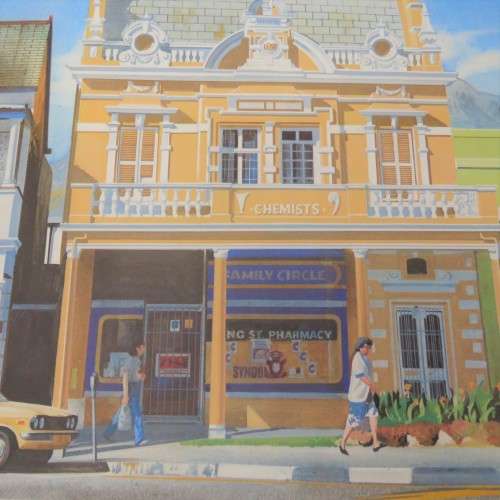 Vintage printing of Long Street Cape Town by AH Vital