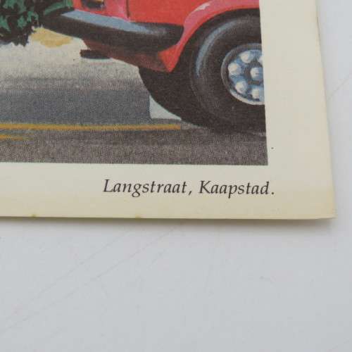 Vintage printing of Long Street Cape Town by AH Vital