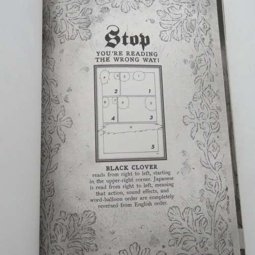 Black Clover volume 1 Manga edition graphic novel