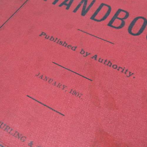 1907 Orange River Colony Customs handbook - over 200 pages