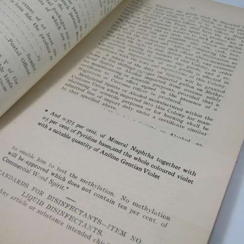 1907 Orange River Colony Customs handbook - over 200 pages