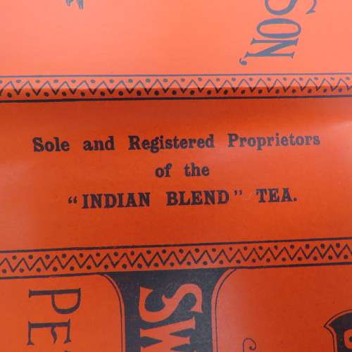 Antique Peter Leech and Son Sweet Almonds - one pound tin label