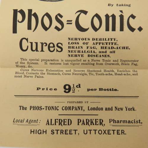 Phos Tonic advert - Excellent condition