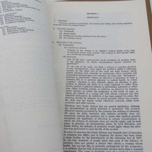 BSAP Common Law Manual that belonged to Derek Bothwell Chief Inspector