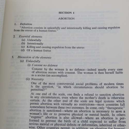 BSAP Common Law Manual that belonged to Derek Bothwell Chief Inspector