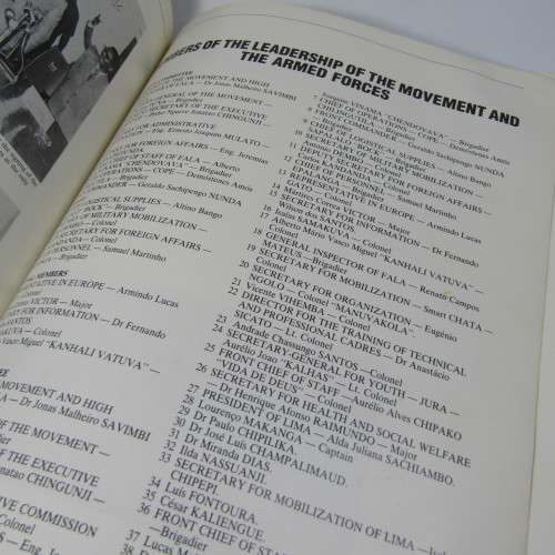 UNITA - Identity of free Angola 1985 issued in Jamba, Angola