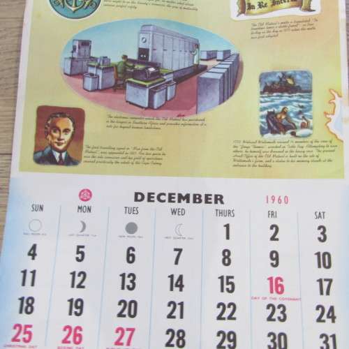 Old Mutual 1960 (Union 50 Years) calendar