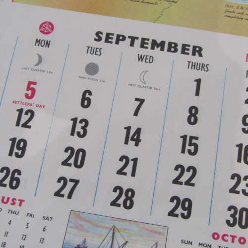 Old Mutual 1960 (Union 50 Years) calendar