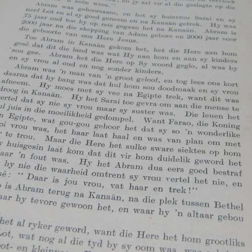 1924 Copy of the Afrikaanse Kinderbybel