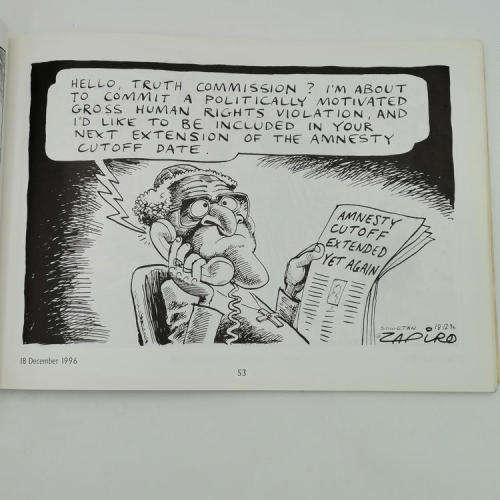 Zapiro - The Hole Truth - Cartoons from Sowetan Mail and Guardian, Cape Argus