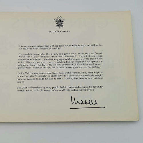 50th Giles Commemorative Annual cartoon book